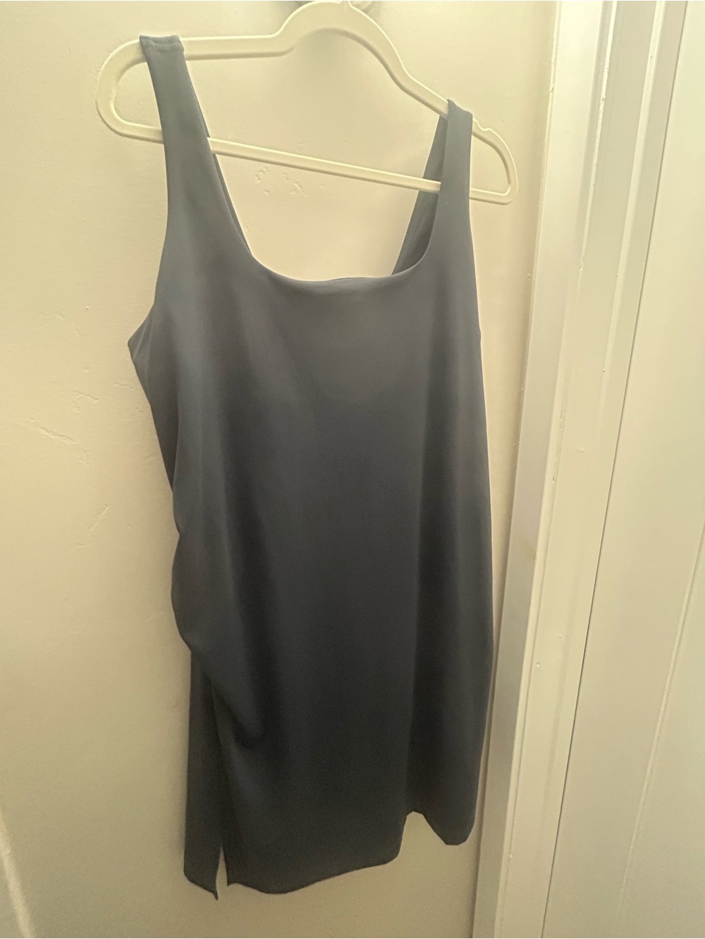 Old Navy Sleeveless Slip Dress with shorts in Charcoal